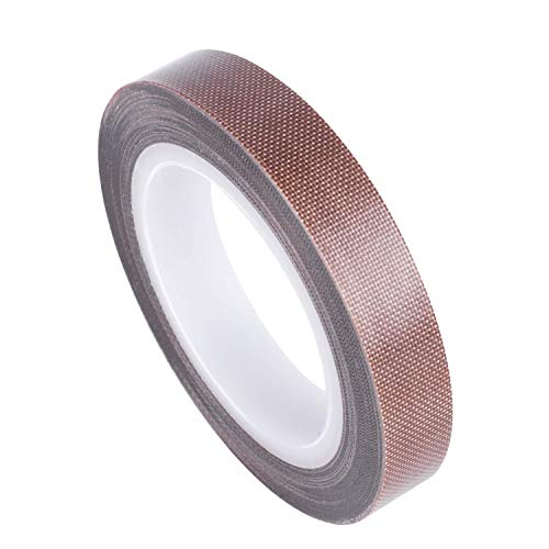 Teflon Fabric Tape, 1/2 Inch 30 Feet PTFE Tape for Vacuum Sealer Machine, Hand Impulse Sealers Insulation PTFE Coated Fiberglass Adhesive Tape Compatible with FoodSaver, Seal A Meal, Weston, Cabella von GCQ