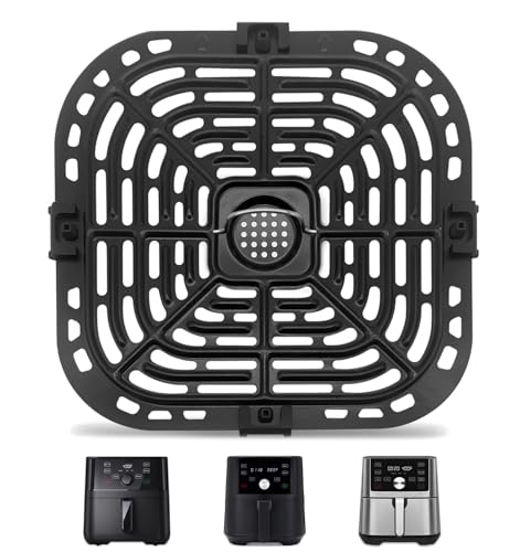 Air Fryer Zubehör für Instant Topf Vortex 5.7L Air Fryer, Original Air Fryer Ersatz Tray Grill Pan Plate Crisper Plate Rack Teile, Geschirrspüler Safe von GCQ