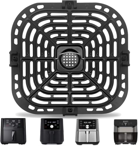 GCQFZ Air Fryer Ersatzteile für Instant Pot Vortex 6-in-1 5.7QT 6 QT Gourmia GAF735 6 QT AirFryer AirFryer Zubehör Tablett Grillpfanne Platte Crisper Plate Rack Teile, spülmaschinenfest von GCQFZ