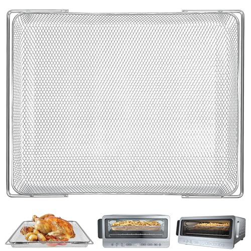 GCQFZ Ersatzkorb für Luftfritteuse für Ninja Flip-Toaster und Luftfritteuse SP151, 34,8 x 27,7 cm, lebensmittelechter Edelstahl, Zubehör für Luftfritteuse, Ersatzteile, Grillrost, spülmaschinenfest GCQFZ Ersatzkorb für Luftfritteuse für Ninja Flip-Toaster und Luftfritteuse SP151, 34,8 x 27,7 cm, lebensmittelechter Edelstahl, Zubehör für Luftfritteuse, Ersatzteile, Grillrost, spülmaschinenfest von GCQFZ