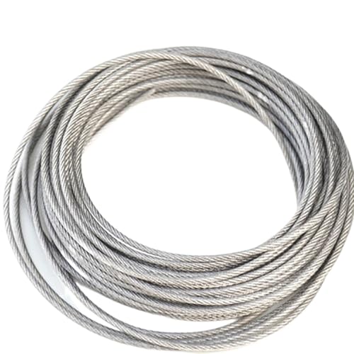 Drahtseil Edelstahl 1/10meter 304 Edelstahl Draht Seil 7 * 7 Durchmesser 0.5/0.6/0.8/1/1.2/1.5/1.8/2/2.5/3/4mm Kabel Linie Wäscheleine Rostfrei(1 Meter,2.5mm) von GCYEIDMA