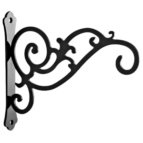 GCYEIDMA Hängende Halterung Haken Aufhänger Wand Vogel Blume Garten Topf Korb Pflanzer Laterne Metall Feeder Chime Wind Mount Wandhaken für Blumenampel von GCYEIDMA