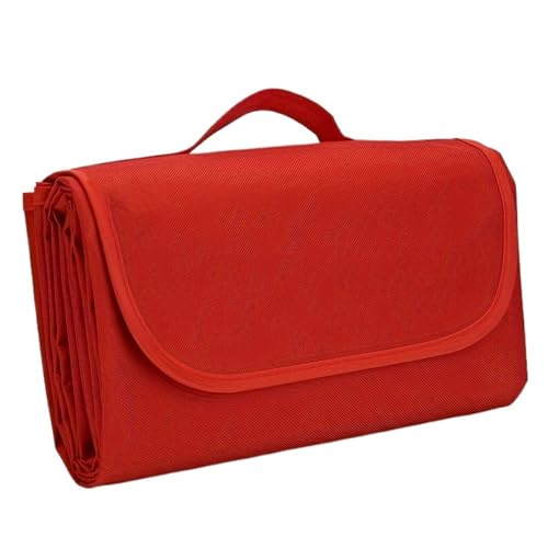 GCYEIDMA Outdoor Picknickdecke 145 * 200 cm Wasserdichtes Tuch Sand Strand Matten Faltbare Camping Matte Verdicken Zelt Picknick Decke Pad Feuchtigkeit-Beweis Picknick Matte Picknick(Red) von GCYEIDMA
