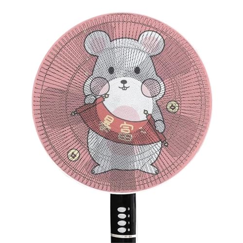 GCYEIDMA Ventilator Abdeckung Elektrische Ventilatorabdeckung mit Staub- und Einklemmschutz for Kinder. Bedruckte Netzabdeckung for elektrische Ventilatoren(Color5,Size1) von GCYEIDMA