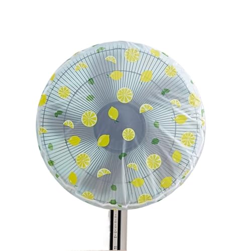 GCYEIDMA Ventilator Abdeckung PEVA Elektrische Ventilator Staubdichte Schutzhülle Haushalt Boden Schutz Tasche Cartoon Druck Fan Abdeckung Runde(Type 2,L-about 50x23cm) von GCYEIDMA