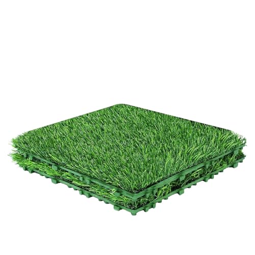 Kunstrasen Fliesen 2 STÜCKE Künstliche Rasenfliesen Ineinander greifendes Gras for die Landschaftsgestaltung im Freien Innenbodendekor Kunstrasen Fliesen 2 STÜCKE Künstliche Rasenfliesen Ineinander greifendes Gras for die Landschaftsgestaltung im Freien Innenbodendekor von GCYEIDMA