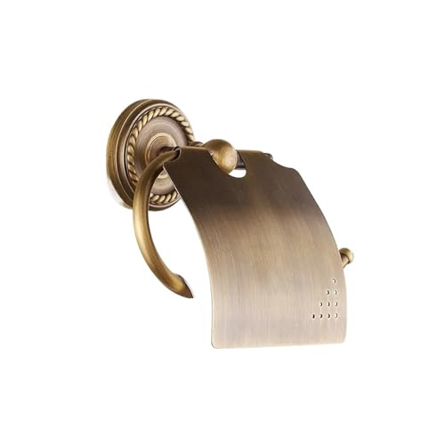 Papierhalter Antik Messing Toilettenpapierhalter Badregal Toilettenpapierhalter von GCYEIDMA