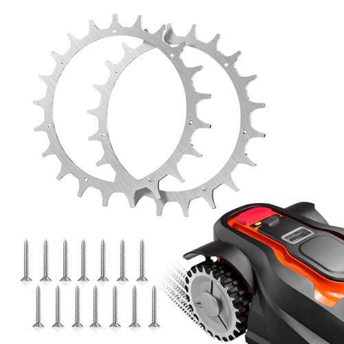 2 Stück Mähroboter Edelstahl Spikes für Segway Navimow i105E-i108E, 3 mm, 255 mm, Mähroboter Zubehör mit 14 Edelstahl Schrauben, Spikes entgratet, Traktionsverbesserung für Mähroboter Spikes 2 Stück Mähroboter Edelstahl Spikes für Segway Navimow i105E-i108E, 3 mm, 255 mm, Mähroboter Zubehör mit 14 Edelstahl Schrauben, Spikes entgratet, Traktionsverbesserung für Mähroboter Spikes von GD HUA