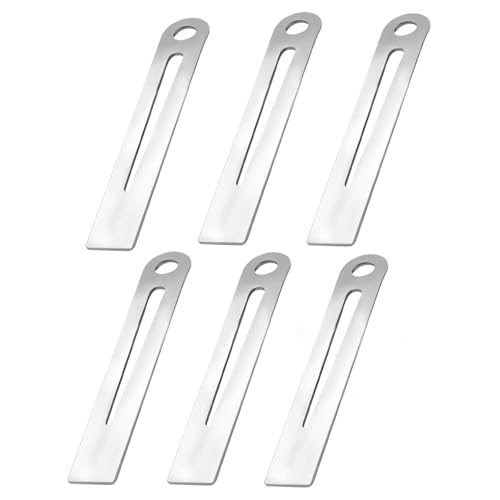 6 Stück Metall Ersatzmesser für Akku-Rasentrimmer,Hochwertig & Langlebig Rasentrimmer Ersatzmesser für GE-CT 18 LI von GD HUA