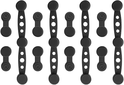 Air Fryer Magnet Silikon Schnalle Set, 12 Stück Magnetische Backpapier Befestigungsschnalle, Hitzebeständig, Zum Festhalten von Luftfritteusen-Pergamentpapier, für Alle Heißluftfritteusen von GD HUA