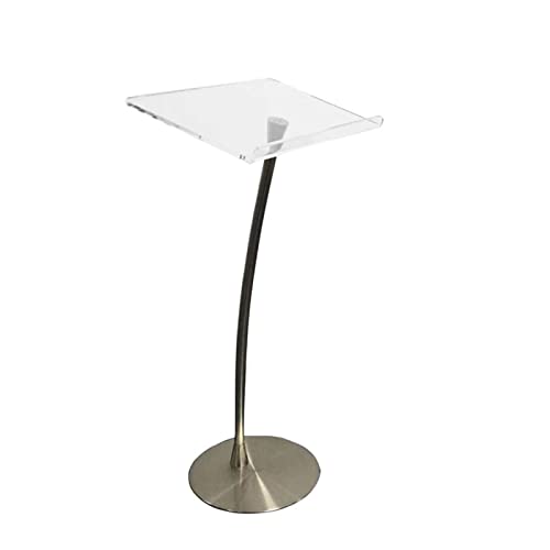 GDBTDL Acryl-Podium-vorlesungstisch,Acryl-konferenz-kanzelständer,Transparentes Acryl Lektorenpult mit Mehrzweck Plattform für Reden und Veranstaltungen von GDBTDL