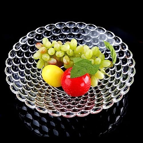 GDBTDL Große Kristall Obstschale, Elegante Glasschale für Salate, Dekorativer Mittelpunkt für Obst und Snacks, Stilvolles Kristallgeschirr für Zuhause GDBTDL Große Kristall Obstschale, Elegante Glasschale für Salate, Dekorativer Mittelpunkt für Obst und Snacks, Stilvolles Kristallgeschirr für Zuhause von GDBTDL