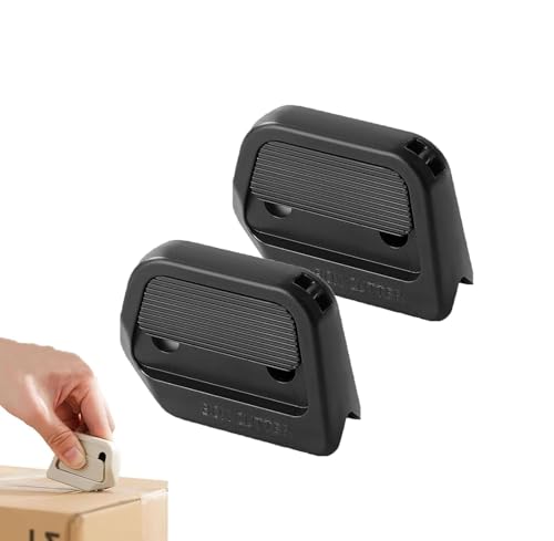 Magnetischer Mini-Papierschneider aus Keramik, Kartonschneider mit automatischem Einzug, tragbarer Sicherheits-Verpackungsöffner für den täglichen Gebrauch von GDBTJIMH