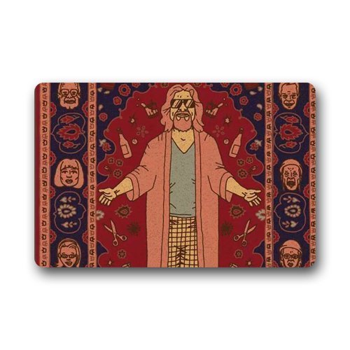 GDESFR Fußmatte The Big Lebowski Custom Machine Washable Doormat Gate Pad Rug Non-Woven Fabric Top(23.6X15.7 Inch) by von GDESFR