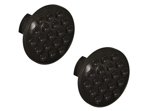 GDEVKHN Runde Stangen-Saugnapfenden 10 CM, Schwarz,2pcs von GDEVKHN