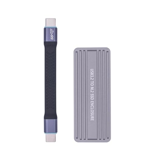 USB3.2 Solid Disk Gehäuse 2 Protokoll USB C 3.2X2 20Gbps Aluminiumgehäuse 2242/2280 von GDFHYJN(グフン)