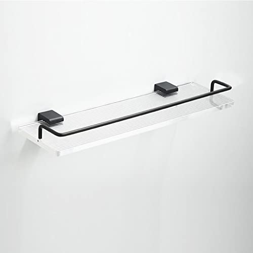 GDHKDDFL Badezimmer-Aufbewahrungsregal Schwebendes Badezimmer-Aufbewahrungsregal for Kosmetika, Shampoo, Handtücher und Küchengewürze(50Cm) von GDHKDDFL