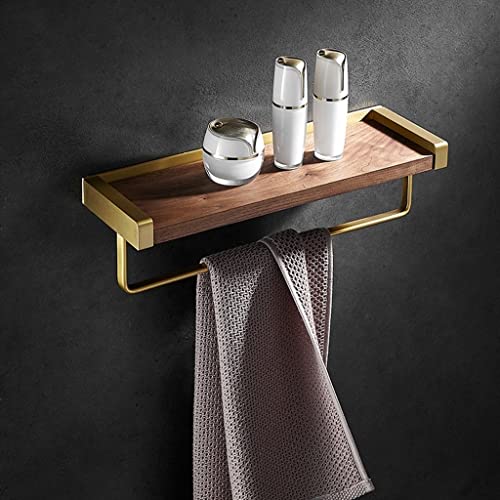 GDHKDDFL Badezimmer-Aufbewahrungsregal Wandmontierter Dusch-Organizer for Kosmetik und Hautpflege – 50 cm großes Aufbewahrungsregal for Küche und Schminktisch(30cm with Bar) von GDHKDDFL