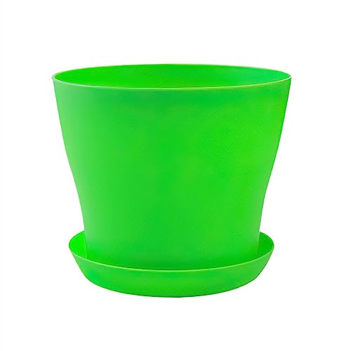 GDHKDDFL Dekorative Pflanzgefäße Sukkulente Pflanze Pflanzer Hause Balkon Garten Dekoration Im Freien Topf Tisch Dekorative(Green,M 500ML) von GDHKDDFL