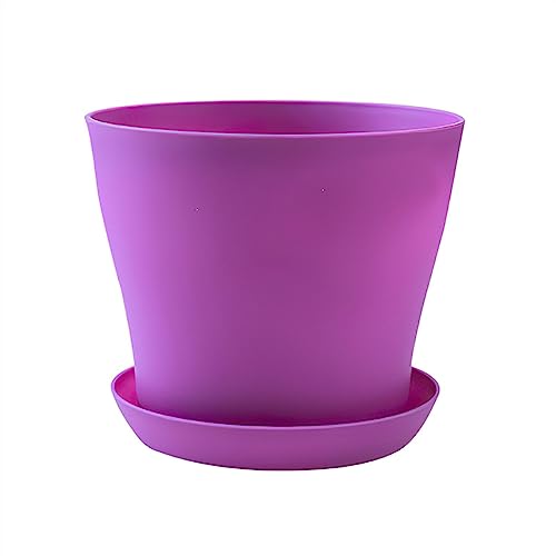 GDHKDDFL Dekorative Pflanzgefäße Sukkulente Pflanze Pflanzer Hause Balkon Garten Dekoration Im Freien Topf Tisch Dekorative(Purple,2XL 3000ML) von GDHKDDFL
