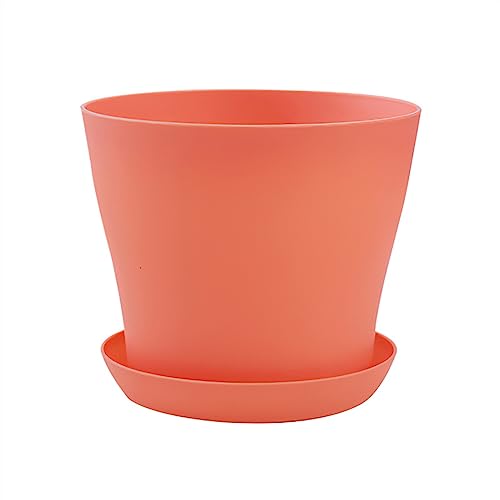 GDHKDDFL Dekorative Pflanzgefäße Sukkulente Pflanze Pflanzer Hause Balkon Garten Dekoration Im Freien Topf Tisch Dekorative(Red,2XL 3000ML) von GDHKDDFL