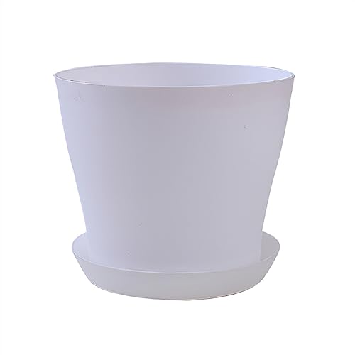 GDHKDDFL Dekorative Pflanzgefäße Sukkulente Pflanze Pflanzer Hause Balkon Garten Dekoration Im Freien Topf Tisch Dekorative(White,L 1000ML) von GDHKDDFL