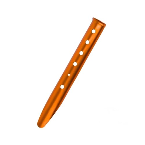 GDHKDDFL Zeltpflöcke mit Haken 10 Stück 31 cm Aluminium U-förmige Zeltnägel Zeltheringe Schneehering Sandhering for Outdoor Camping Wandern Strand Boden Zeltzubehör(Orange) von GDHKDDFL