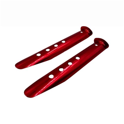 GDHKDDFL Zeltpflöcke mit Haken 31 cm Strand U-Form Zelt Heringe Camping Zelt Pegs for Outdoor Strand Schnee Sand Boden Plane Zubehör(Red) von GDHKDDFL