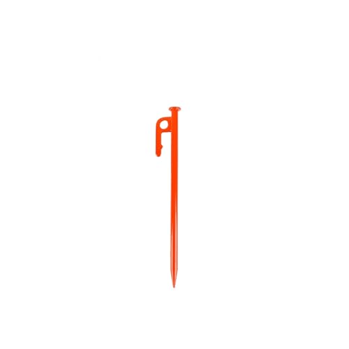 GDHKDDFL Zeltpflöcke mit Haken Outdoor Verdickter und verlängerter Bodennagel Camping Winddichter Fester Nagelüberdachung Strand Großes Zelt Camping Kohlenstoffstahl(Orange,25 cm) von GDHKDDFL