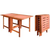 Faltbare Tischkonsole in massivem Holz 130x60xH72 cm Multationseindruck Hanoi von GDLC