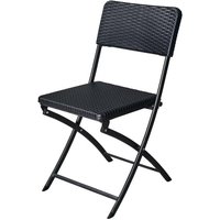 Gdlc - Klappstuhl des Außen- oder Innenraums mit Rückstahlstruktur und Harzsitz Polyrattan Levante von GDLC