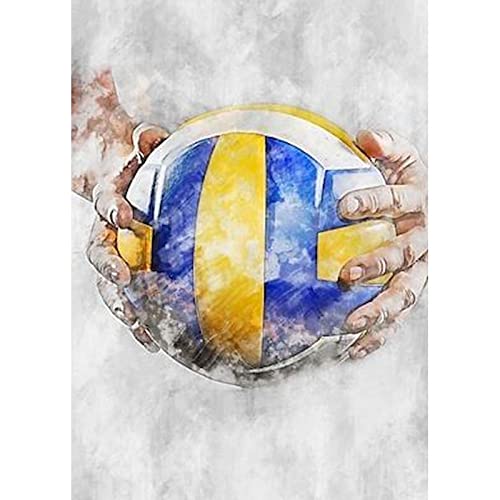 GDPOOTREE Modern Poster Sports Volleyball Pictures Canvas Painting Room Decoration 60X90Cm Kein Rahmen von GDPOOTREE