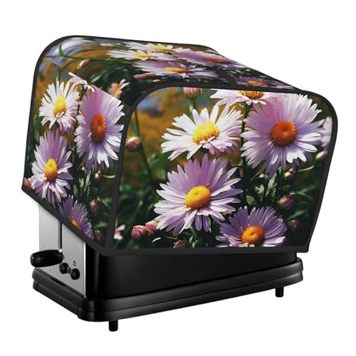 4 Scheiben Toaster-Abdeckungen, gesteppte Brotbackmaschinen-Abdeckung, kleine Geräteabdeckungen mit Griff, Gänseblümchen, Pflanzen, Toaster, Staubschutz für Zuhause, Tisch, Küche, Dekoration 4 Scheiben Toaster-Abdeckungen, gesteppte Brotbackmaschinen-Abdeckung, kleine Geräteabdeckungen mit Griff, Gänseblümchen, Pflanzen, Toaster, Staubschutz für Zuhause, Tisch, Küche, Dekoration von GDSHJKLW