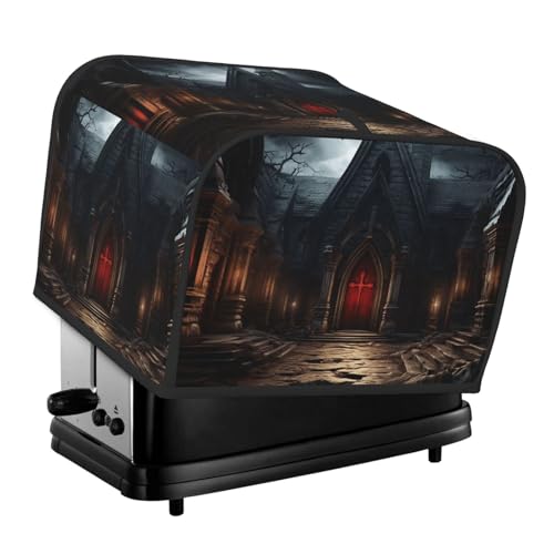 4 Scheiben Toaster-Abdeckungen, gesteppte Brotbackmaschinen-Abdeckung, kleine Geräteabdeckungen mit Griff, alte Krypttoaster, Staubschutz für Zuhause, Tisch, Küche, Dekor von GDSHJKLW