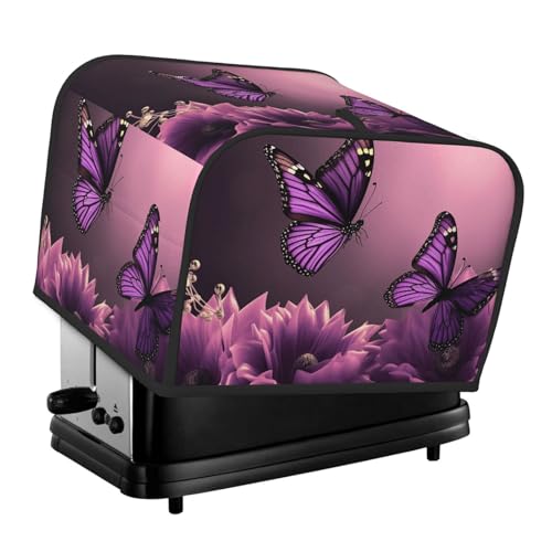 4 Scheiben-Toaster-Abdeckungen, gesteppte Brotbackmaschinen-Abdeckung mit Griff, 3D-Blumen, Toaster, Staubschutz für Zuhause, Tisch, Küche, Dekoration 4 Scheiben-Toaster-Abdeckungen, gesteppte Brotbackmaschinen-Abdeckung mit Griff, 3D-Blumen, Toaster, Staubschutz für Zuhause, Tisch, Küche, Dekoration von GDSHJKLW