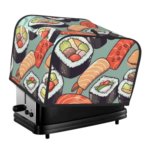 4 Scheiben-Toaster-Abdeckungen, gesteppte Brotbackmaschinen-Abdeckung mit Griff, Sushi-Toaster, Staubschutz für Zuhause, Tisch, Küche, Dekor 4 Scheiben-Toaster-Abdeckungen, gesteppte Brotbackmaschinen-Abdeckung mit Griff, Sushi-Toaster, Staubschutz für Zuhause, Tisch, Küche, Dekor von GDSHJKLW