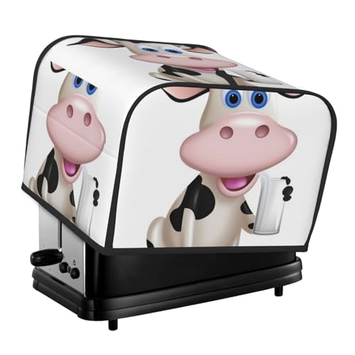 4 Scheiben Toaster Abdeckungen Gesteppte Brotbackmaschine Abdeckung mit Griff Cartoon Milch Kuh Toaster Staubschutz für Zuhause Tisch Küche Dekor 4 Scheiben Toaster Abdeckungen Gesteppte Brotbackmaschine Abdeckung mit Griff Cartoon Milch Kuh Toaster Staubschutz für Zuhause Tisch Küche Dekor von GDSHJKLW