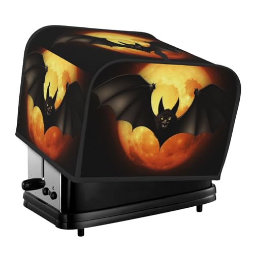 4 Scheiben Toaster Abdeckungen Gesteppte Brotbackmaschine Abdeckung mit Griff Halloween Fledermaus Toaster Staubschutz für Zuhause Tisch Küche Dekor 4 Scheiben Toaster Abdeckungen Gesteppte Brotbackmaschine Abdeckung mit Griff Halloween Fledermaus Toaster Staubschutz für Zuhause Tisch Küche Dekor von GDSHJKLW