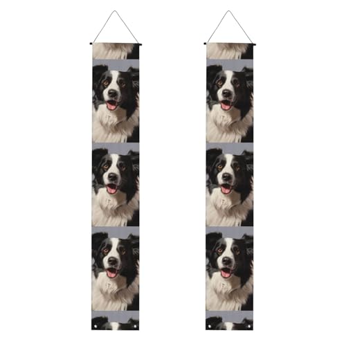 Border Collie Veranda Banner Hängende Tür Banner Happy Birthday Veranda Schild Party Banner Foto Hintergrund Haustür Schilder für Willkommen Urlaub Party Indoor Outdoor Dekor Border Collie Veranda Banner Hängende Tür Banner Happy Birthday Veranda Schild Party Banner Foto Hintergrund Haustür Schilder für Willkommen Urlaub Party Indoor Outdoor Dekor von GDSHJKLW