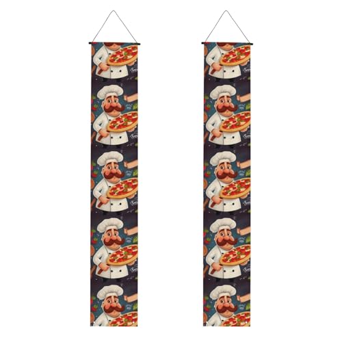 Chef Pizza Veranda Banner Hängende Tür Banner Happy Birthday Veranda Schild Party Banner Foto Hintergrund Haustür Schilder für Willkommen Urlaub Party Indoor Outdoor Dekor Chef Pizza Veranda Banner Hängende Tür Banner Happy Birthday Veranda Schild Party Banner Foto Hintergrund Haustür Schilder für Willkommen Urlaub Party Indoor Outdoor Dekor von GDSHJKLW