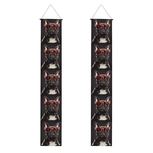 Französische Bulldogge Veranda Banner Hängende Tür Banner Happy Birthday Veranda Schild Party Banner Foto Hintergrund Haustür Schilder für Willkommen Urlaub Party Indoor Outdoor Dekor Französische Bulldogge Veranda Banner Hängende Tür Banner Happy Birthday Veranda Schild Party Banner Foto Hintergrund Haustür Schilder für Willkommen Urlaub Party Indoor Outdoor Dekor von GDSHJKLW