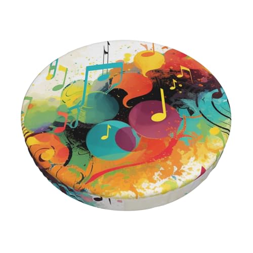 GDSHJKLW 35 cm Runde Barhocker Sitzbezug abstrakte Musik Thema Palettenabdeckung weiche Memory-Schaum Hocker Kissen Abdeckung rutschfest, abwaschbare Barhocker Schutz für Esszimmer Büro Hotel GDSHJKLW 35 cm Runde Barhocker Sitzbezug abstrakte Musik Thema Palettenabdeckung weiche Memory-Schaum Hocker Kissen Abdeckung rutschfest, abwaschbare Barhocker Schutz für Esszimmer Büro Hotel von GDSHJKLW