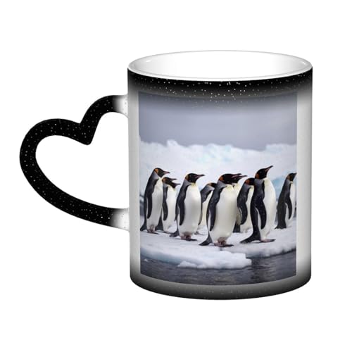 GDSHJKLW Kaffeetasse aus Keramik, 325 ml, Farbwechsel, personalisierbar, Kaffeetasse, Teetasse, Antarktis, Pinguine, coole Kaffeetassen für Männer und Frauen, lustiges Geschenk GDSHJKLW Kaffeetasse aus Keramik, 325 ml, Farbwechsel, personalisierbar, Kaffeetasse, Teetasse, Antarktis, Pinguine, coole Kaffeetassen für Männer und Frauen, lustiges Geschenk von GDSHJKLW