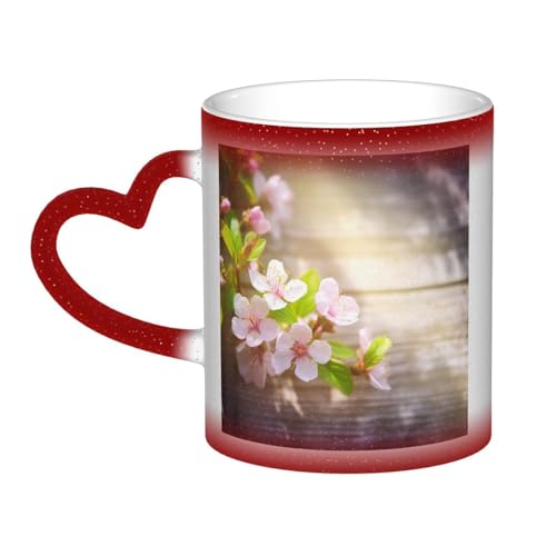GDSHJKLW Kaffeetasse aus Keramik, 325 ml, Farbwechsel, personalisierbar, Kaffeetasse, Teetasse, Frühling und Blume, coole Kaffeetassen für Männer und Frauen, lustiges Geschenk GDSHJKLW Kaffeetasse aus Keramik, 325 ml, Farbwechsel, personalisierbar, Kaffeetasse, Teetasse, Frühling und Blume, coole Kaffeetassen für Männer und Frauen, lustiges Geschenk von GDSHJKLW