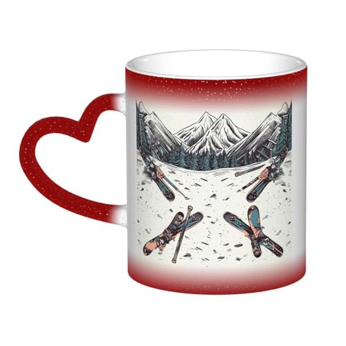 GDSHJKLW Kaffeetasse aus Keramik, 325 ml, Farbwechsel, personalisierbar, Kaffeetasse, Teetasse, Skifahren, mit Ausrüstung, coole Kaffeetassen für Männer und Frauen, lustiges Geschenk GDSHJKLW Kaffeetasse aus Keramik, 325 ml, Farbwechsel, personalisierbar, Kaffeetasse, Teetasse, Skifahren, mit Ausrüstung, coole Kaffeetassen für Männer und Frauen, lustiges Geschenk von GDSHJKLW