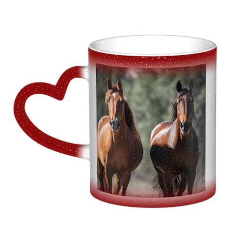 GDSHJKLW Kaffeetasse aus Keramik, 325 ml, Farbwechsel, personalisierbar, Kaffeetasse, Teetasse, Tiere, Pferde, coole Kaffeetasse für Männer und Frauen, lustiges Geschenk GDSHJKLW Kaffeetasse aus Keramik, 325 ml, Farbwechsel, personalisierbar, Kaffeetasse, Teetasse, Tiere, Pferde, coole Kaffeetasse für Männer und Frauen, lustiges Geschenk von GDSHJKLW