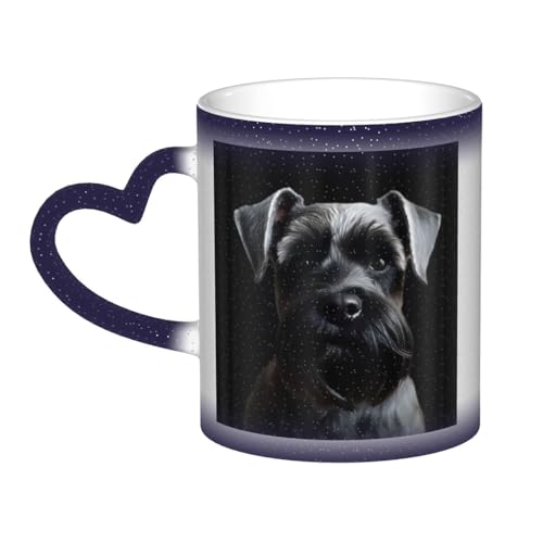 GDSHJKLW Kaffeetasse aus Keramik, 325 ml, Farbwechsel, personalisierbar, Kaffeetasse, Teetasse, schwarzer Schnauzer, Hund, coole Kaffeetasse für Männer und Frauen, lustiges Geschenk GDSHJKLW Kaffeetasse aus Keramik, 325 ml, Farbwechsel, personalisierbar, Kaffeetasse, Teetasse, schwarzer Schnauzer, Hund, coole Kaffeetasse für Männer und Frauen, lustiges Geschenk von GDSHJKLW