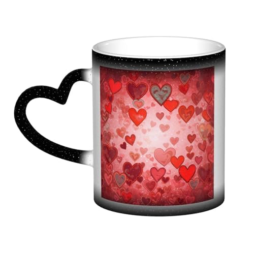GDSHJKLW Keramik-Kaffeetasse, Farbwechsel-Tasse, personalisierbar, Kaffeetasse, Teetasse, Liebesherzform, coole Kaffeetasse für Männer und Frauen, lustiges Geschenk GDSHJKLW Keramik-Kaffeetasse, Farbwechsel-Tasse, personalisierbar, Kaffeetasse, Teetasse, Liebesherzform, coole Kaffeetasse für Männer und Frauen, lustiges Geschenk von GDSHJKLW