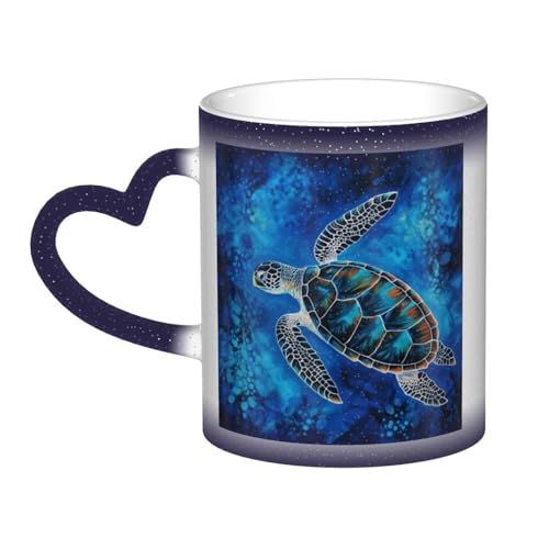 GDSHJKLW Keramik-Kaffeetassen, 325 ml, Farbwechsel, personalisierbar, Kaffeetasse, Teetasse, Meeresschildkröte, Blau, coole Kaffeetassen für Männer und Frauen, lustiges Geschenk GDSHJKLW Keramik-Kaffeetassen, 325 ml, Farbwechsel, personalisierbar, Kaffeetasse, Teetasse, Meeresschildkröte, Blau, coole Kaffeetassen für Männer und Frauen, lustiges Geschenk von GDSHJKLW
