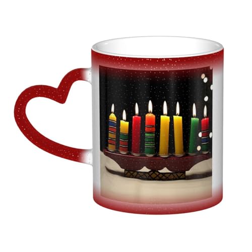 GDSHJKLW Keramik-Kaffeetassen, 325 ml, Farbwechsel-Tasse, personalisierbar, Kaffeetasse, Teetasse, Kwanzaaa-Kerzen, coole Kaffeetassen für Männer und Frauen, lustiges Geschenk GDSHJKLW Keramik-Kaffeetassen, 325 ml, Farbwechsel-Tasse, personalisierbar, Kaffeetasse, Teetasse, Kwanzaaa-Kerzen, coole Kaffeetassen für Männer und Frauen, lustiges Geschenk von GDSHJKLW